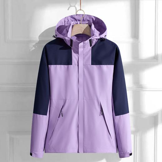 冲锋衣情侣款 宽松休闲外套男款 春秋季防风防水夹克外套 上衣运动户外登山服女 商品图6