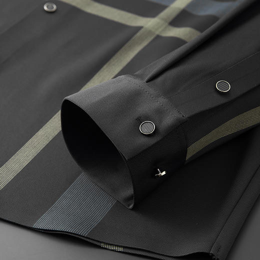 【高弹】【新款DDA】大依优型大码长袖衬衫翻领加肥加大肥佬休闲商务宽松透气上衣 商品图5