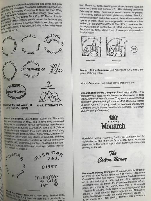 莱纳美国陶器与陶瓷制品标记百科全书 数千幅插图 精装大16开 商品图9