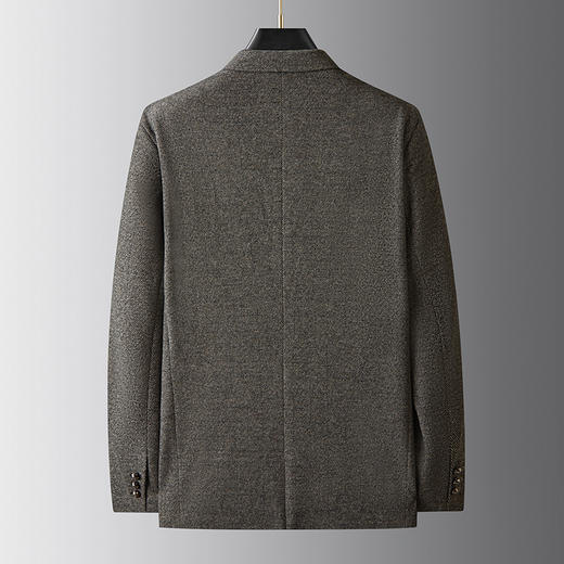 【新款DDA】大依优型品质西服外套商务夹克男宽松加肥加大码上衣胖子正装休闲 商品图2