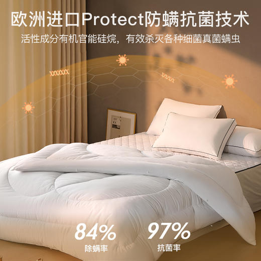 【蓬松舒适 呵护睡眠！】舒飘儿Suprelle Protect防螨抗菌被 春秋四季冬被加厚保暖被子被芯 家用宿舍可水洗被 商品图1