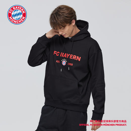 【官方正版】拜仁慕尼黑足球俱乐部 | 运动户外时尚字母卫衣 商品图1