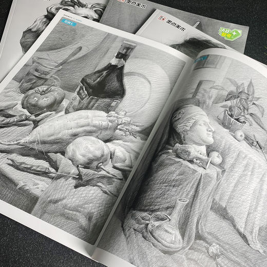 墨点美术 素描临摹范本 素描书入门教材零基础自学绘画入门书名师讲解视频步骤解析初学者静物临摹画册 商品图6