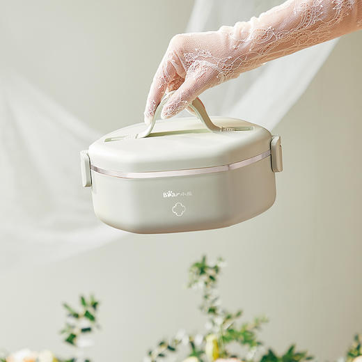 小熊（Bear）电热饭盒 加热饭盒1.0L恒温低音加热分离式内胆免注水自热饭盒不粘内胆保温饭盒DFH-C10S1 商品图3