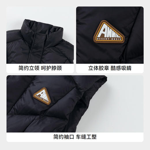 【御寒-5~5℃】男童户外三防羽绒马夹冬季新款安奈儿童装实体店同款AB442603 商品图4