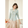乔万尼桑蚕丝提花衬衫新中式盘扣设计收腰显瘦EM3C318 商品缩略图3