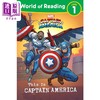 【中商原版】迪士尼阅读世界1级 美国队长的故事 World of Reading This is Captain America Level 1英文原版进口 分级读物 商品缩略图0