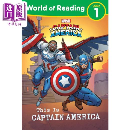 【中商原版】迪士尼阅读世界1级 美国队长的故事 World of Reading This is Captain America Level 1英文原版进口 分级读物 商品图0