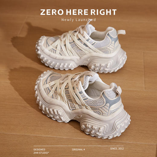 ZHR则则厚底增高老爹鞋轻便耐磨女鞋2024秋季新款百搭运动休闲鞋 商品图8