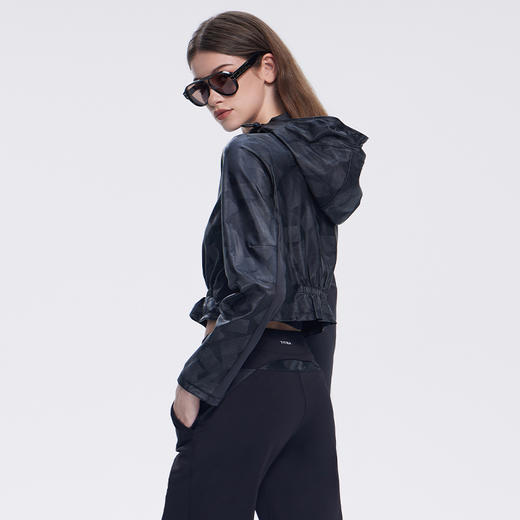 TITIKA ACTIVE 轻机能反光拉链外套 秋冬宽松短款休闲运动夹克上衣31178 商品图1
