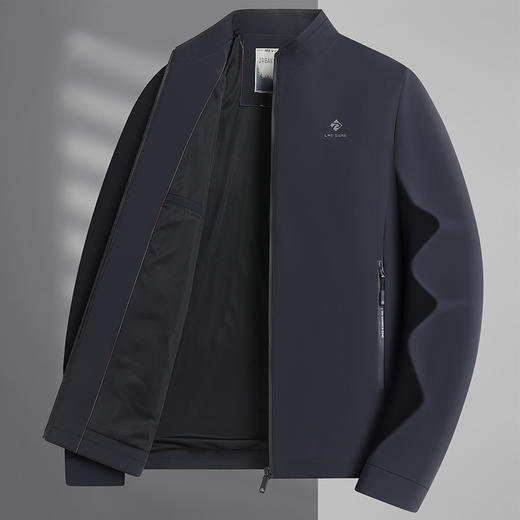 【Q】【新款DSZ】大依优型大码男装立领夹克加肥加大休闲夹克胖子宽松外套上衣户外 商品图6