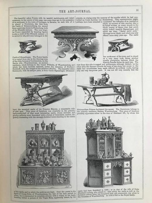 33*25cm！1852年 艺术杂志 数百幅版画插图 真皮精装大16开 商品图13