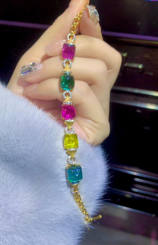 27.55ct 碧玺手链 商品图6