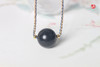 【墨韵清风】和田墨玉圆珠项链 商品缩略图2