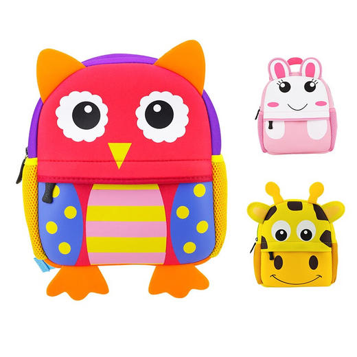 婴侍卫 儿童卡通动物背包 YSW056-长颈鹿 商品图0