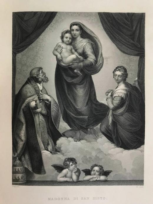 33*25cm！1860年 艺术杂志 数百幅版画插图 真皮精装大16开 商品图8