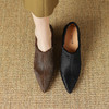 【预售5天】新款时尚头层胎牛毛皮深口单鞋女粗跟bai搭高跟瓢鞋LD&6970 商品缩略图0