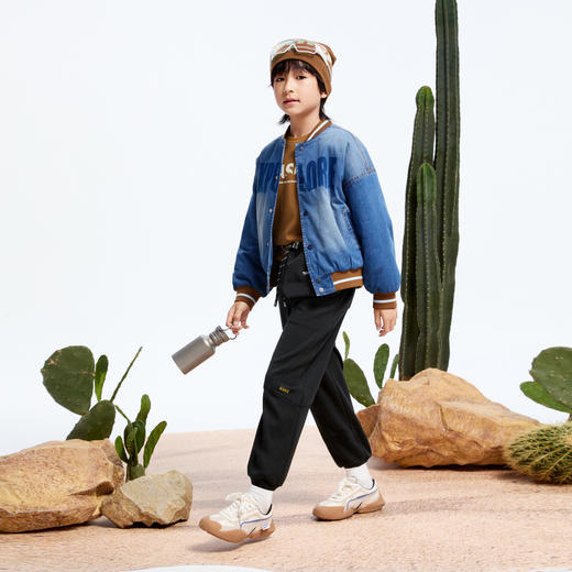 男童棒球领牛仔棉衣冬季新款安奈儿童装实体店同款AB445768 商品图3