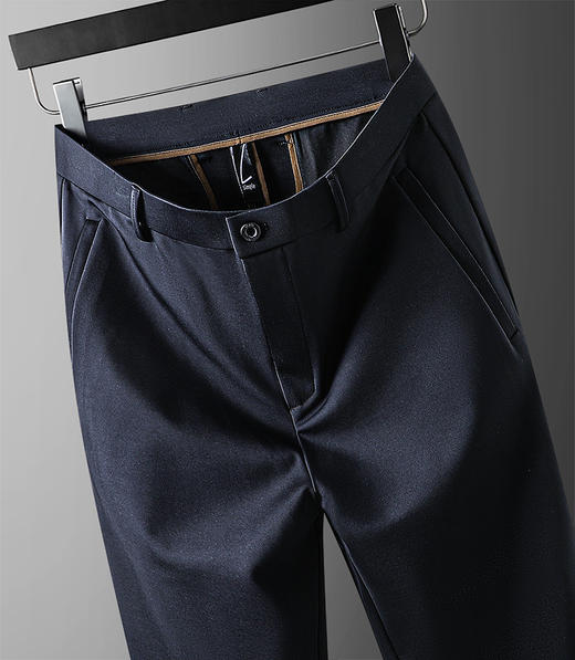 【新款DG】大依优型大码商务休闲裤西裤加肥加大裤子大号长裤胖子弹力 商品图7