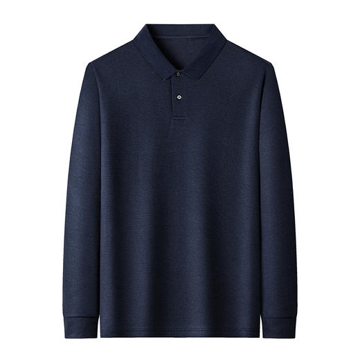 【新款DG】大依优型大码长袖Polo衫翻领加肥加大肥佬休闲宽松透气上衣打底 商品图5