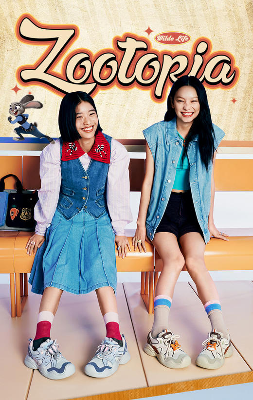 吴昕同款天美意疯狂动物城联名嘟嘟脸丑萌鞋女秋休闲鞋运动老爹鞋 商品图1