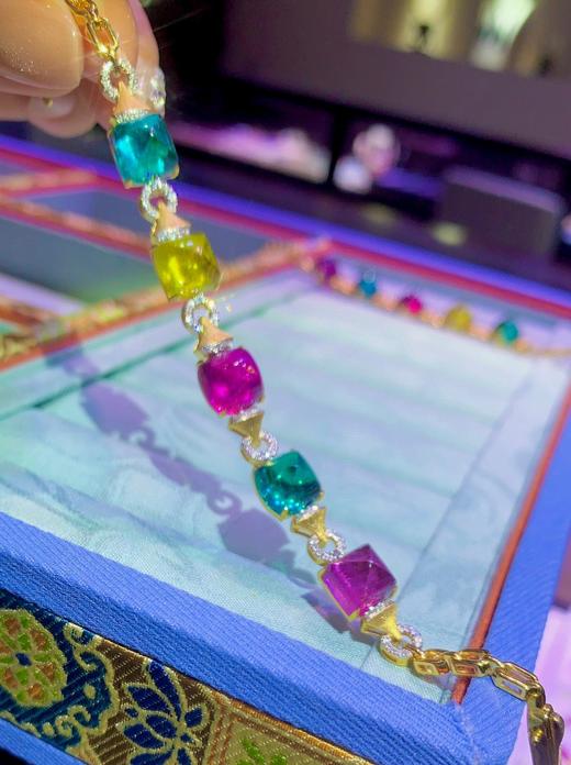 27.55ct 碧玺手链 商品图4