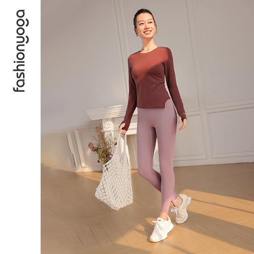 凡圣瑜伽 现代时尚一体杯长袖FC13368 商品图14