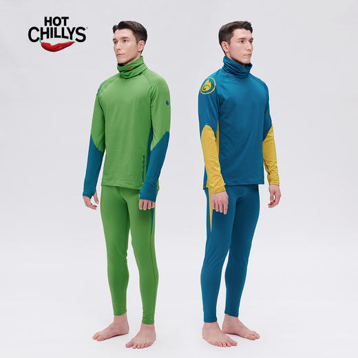 Hotchillys热椒8K磨毛滑雪高领功能保暖内衣裤男士户外运动速干HCA9411/9415 商品图8