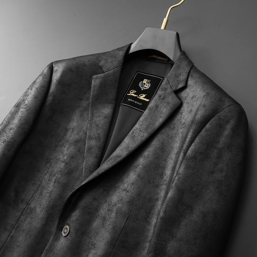 【新款DDA】大依优型品质西服外套商务夹克男宽松加肥加大码上衣胖子正装休闲 商品图3