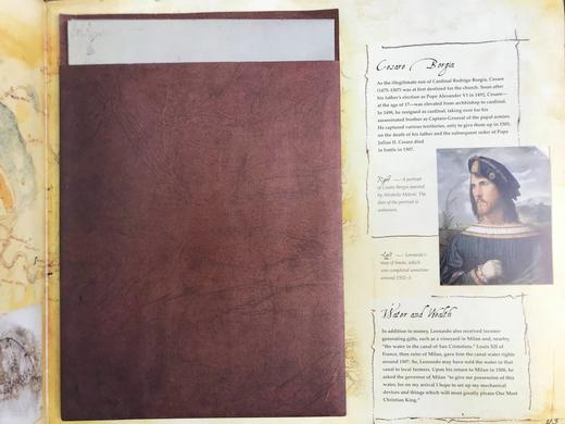 达芬奇的瑰宝：档案书 配大量档案袋与插图 精装大16开带书匣 商品图9