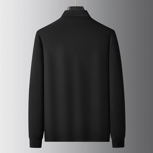 【新款DDA】大依优型大码V领长袖Polo衫翻领加肥加大肥佬休闲商务宽松透气上衣打底 商品图1