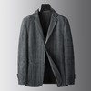【新款DDA】大依优型品质西服外套商务夹克男宽松加肥加大码上衣胖子正装休闲 商品缩略图0