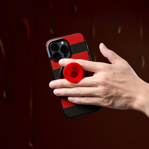 【恐怖惊魂】红黑恐惧 POPCASE手机壳 MagSafe Popcase磁吸款 撞色 条纹 iPhone 16/15/14 商品图3