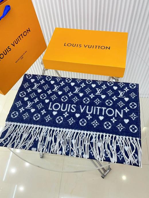 驴家又一款秋冬款羊绒围巾，老花是lv最时髦的设计45*200cm（AN） 商品图12