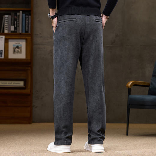 【DQ】大依优型大码松紧腰休闲长裤男舒适休闲简约百搭加肥加大男装潮款 商品图5