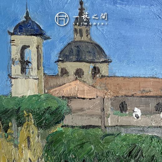 孙洪敏《印象-欧洲4》油画 20CMx30CM 约0.54平尺（已装框）【原作编号YH0014】 商品图1