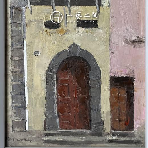 孙洪敏《印象-欧洲9》油画 20CMx30CM 约0.54平尺（已装框）【原作编号YH0019】 商品图1