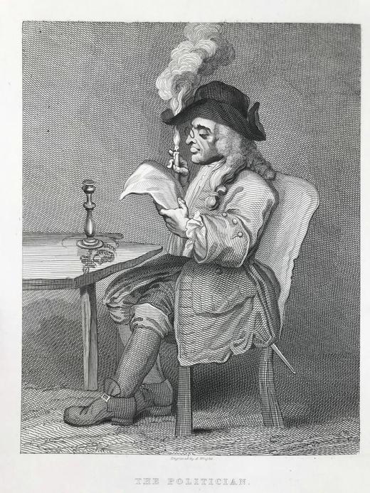 约19世纪后期 威廉·荷加斯画集（全2卷） 148幅版画插图 漆布精装16开 商品图14