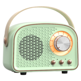 ApiYoo艾优蓝牙音响便携式蓝牙音箱精美礼物立体环声大音量 清新绿