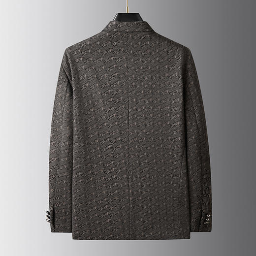 【新款DDA】大依优型品质西服外套商务夹克男宽松加肥加大码上衣胖子正装休闲 商品图5