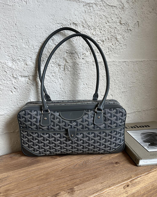 现货 THS 9.23-限时 戈雅家 箱包鼻祖 经典老花帆布包 超细平纹法棍包 4色 CQ1364 商品图5