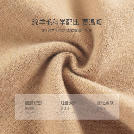 【绵羊毛】马克珍妮男女童复古纯色毛衣儿童针织衫秋冬新款241679 商品图4