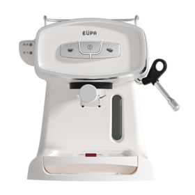 灿坤 咖啡机TSK-1826RB4(米白)泵浦式高压咖啡机半自动意式浓缩小呱机EUPA