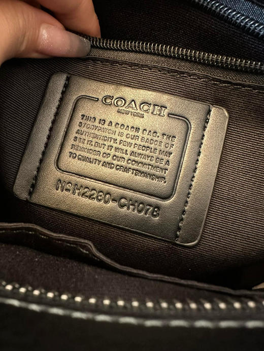 秋冬特惠💰550【新品】COACH/蔻驰男包经典标志DISTRICT斜挎包CH078 商品图8