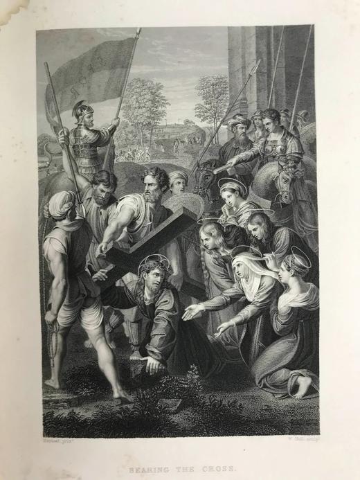 33*25cm！1860年 艺术杂志 数百幅版画插图 真皮精装大16开 商品图12