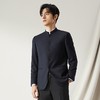 【WoolMark】柒牌男装羊毛西服秋冬新款商务正装中式立领单西外套	127C71450 商品缩略图2