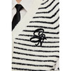 【严选】【圈圈纱】诗凡黎心动毛衣学院风间条针织开衫24秋新款高智外套女7F8330171 商品缩略图3