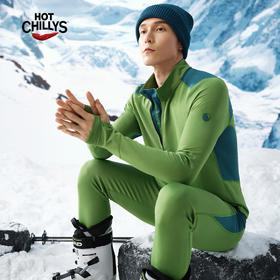Hotchillys热椒8k保暖磨毛男士拉领上衣速干透湿滑雪功能内衣裤HCA9417/9415