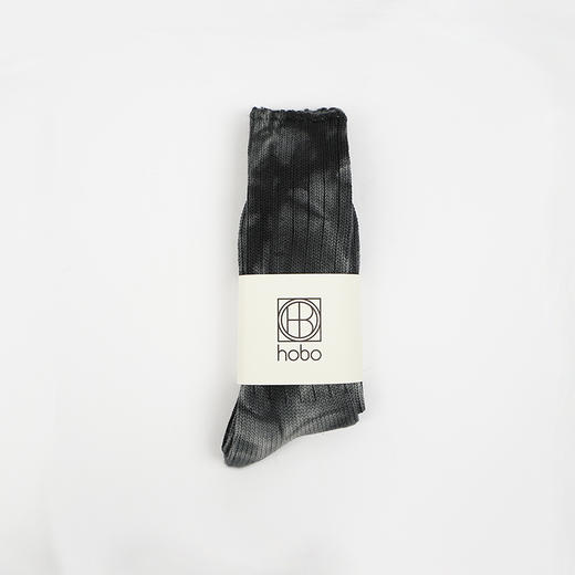 hobo TIE-DYED CREW SOCKS 手工扎染袜子 中筒袜 商品图3