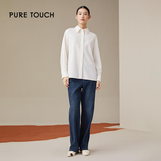 pure touch秋季女士白色衬衫1301244384 商品图1
